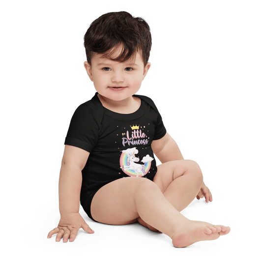 Little Princess Unicorns Baby short sleeve