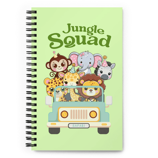 Jungle Squad Spiral notebook
