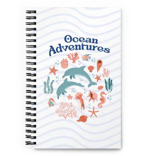 Ocean Adventures Spiral notebook