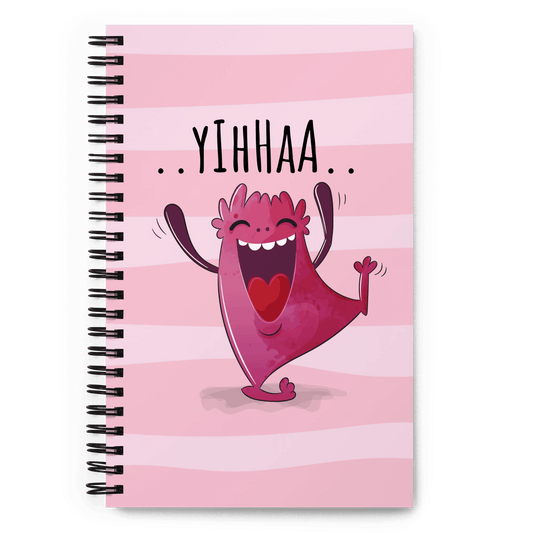 Happy Monsters Spiral notebook
