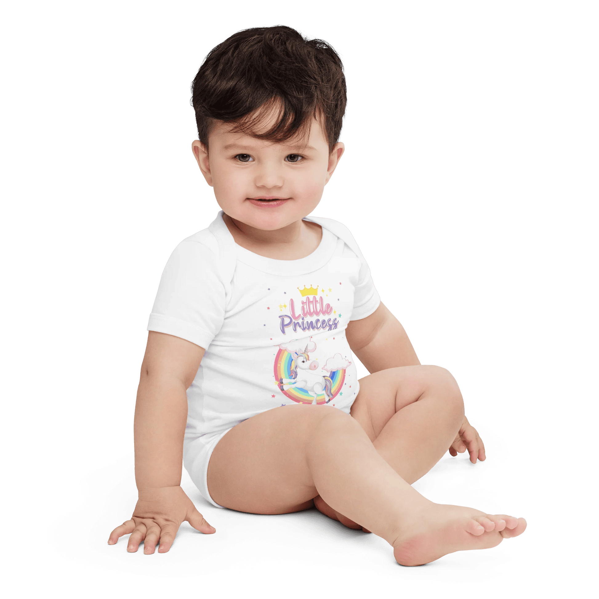 Little Princess Unicorns Baby short sleeve