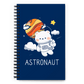 Space Rangers Astronaut Spiral notebook