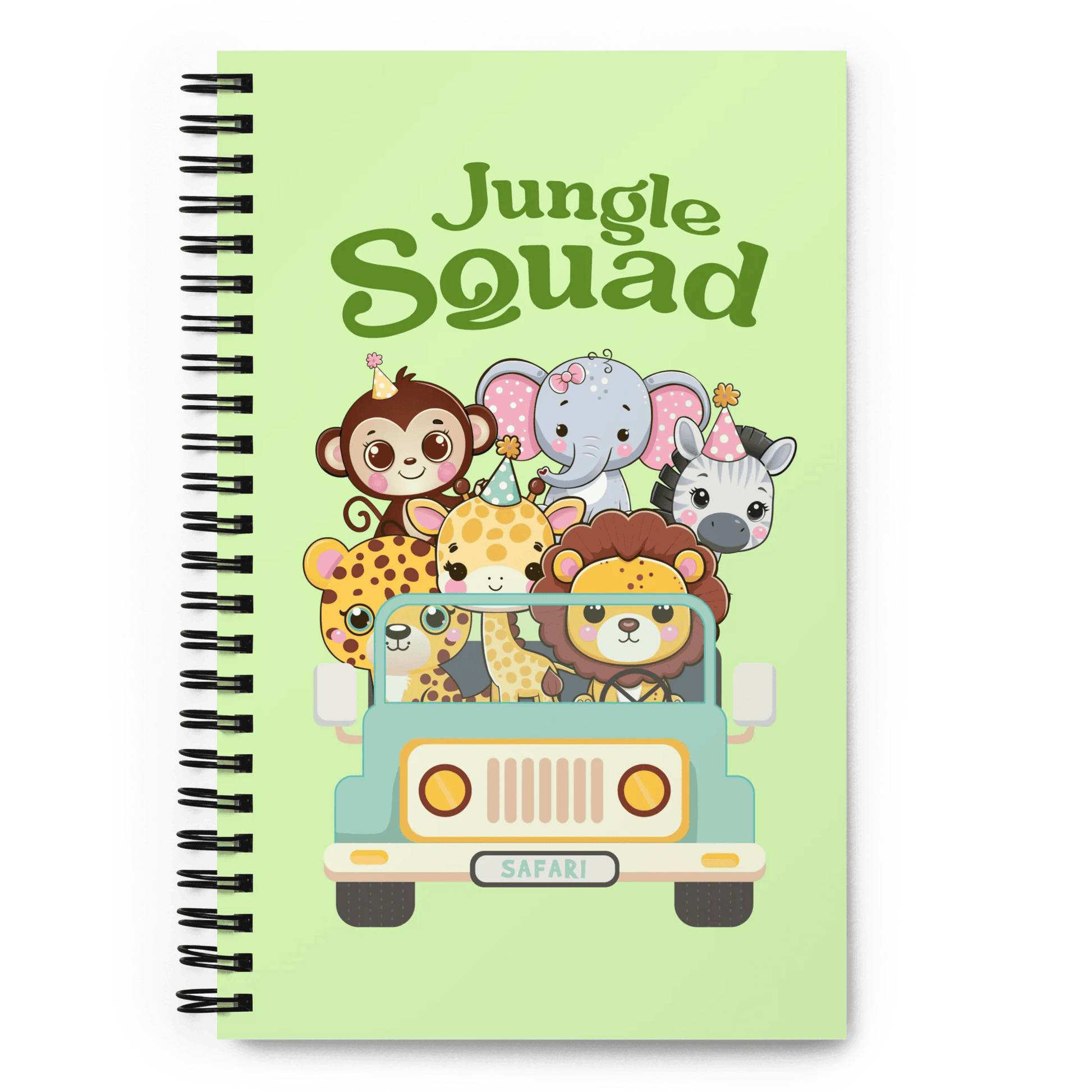 Jungle Squad Spiral notebook